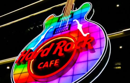 深圳Hard Rock 酒店LED粉色视频视频网站