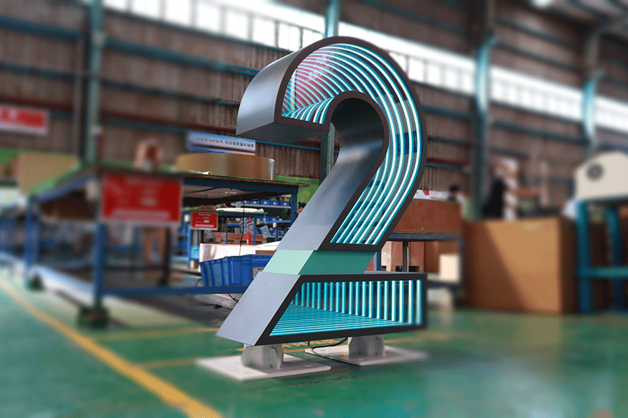 深淵鏡字發光標識牌設計製作有哪些特點？